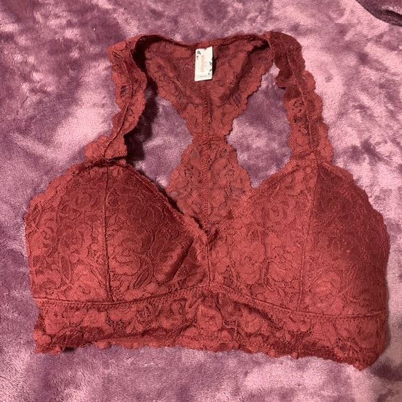 Red/burgundy bralette - Picture 1 of 2